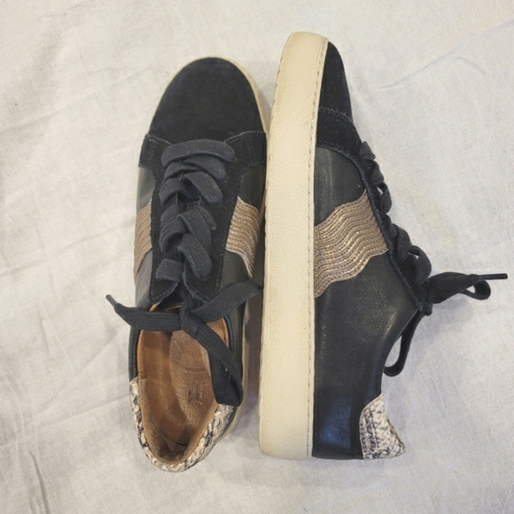 Frye Webster Wave Low Lace Leather Sneakers - Sz 8W - Picture 2 of 10